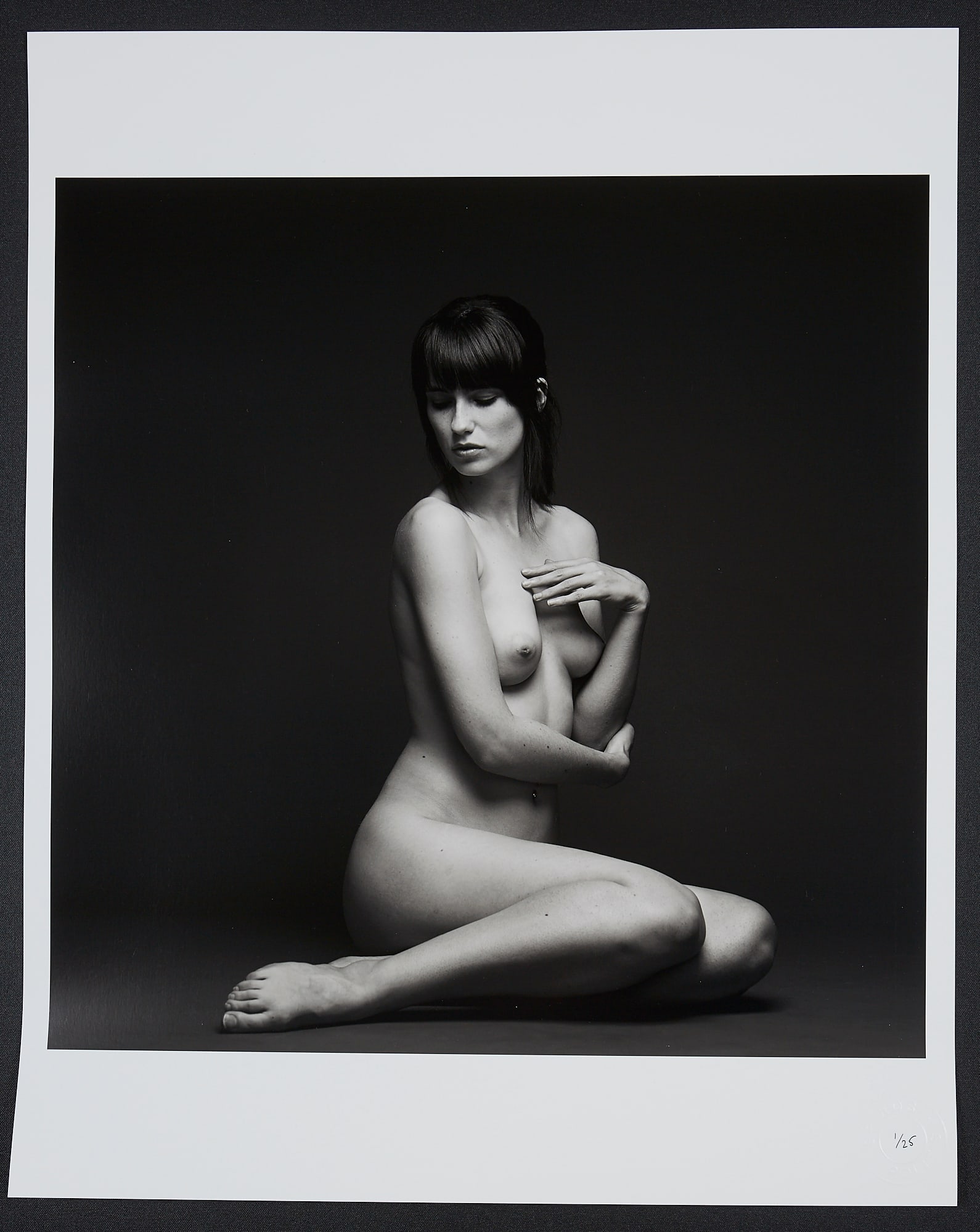 Spiros Politis(1969-): Artist: Spiros Politis(1969-) Title: Mermaid_1_25 Date/Period: 2014 photography: photography Size: 20" x16" "Mermaid" (2014)Classic nude study photographed in London at the artist's studio in 2014.Pos