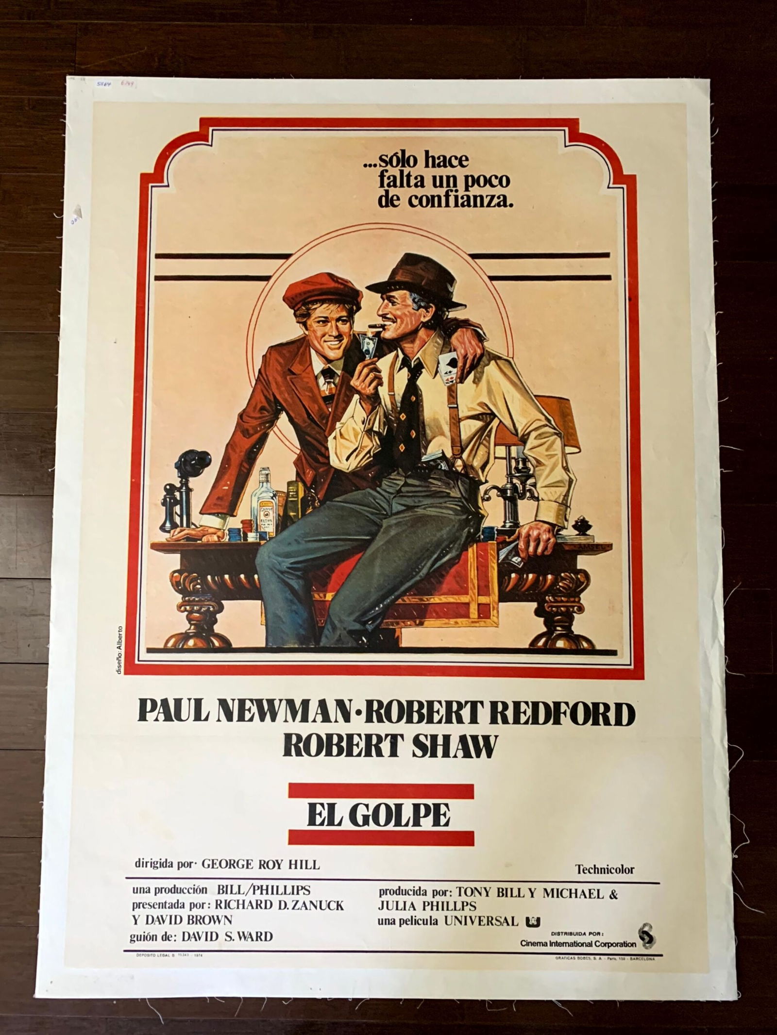 Spanish Crime/Noir Bundle x5 (1970's) 28"x39.5" Spanish Movie Posters LB: Spanish Crime/Noir Bundle x5 (1970's) 28"x39.5" Spanish Movie Posters LB The Sting - Paul Newman (1973) 28"x39.5" Spanish Movie Poster LB The Informer - Dir. John Ford (R-1940'S) 29"x43.5" Argentine M