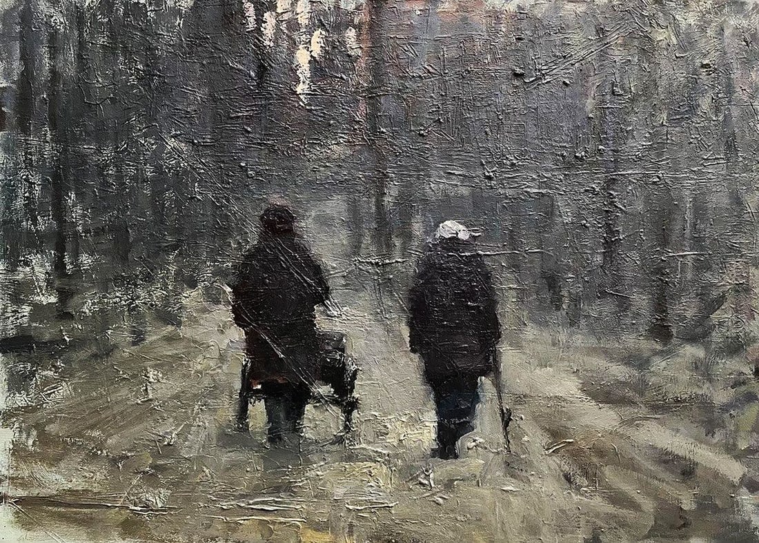 Oil painting Far from the city Volodymyr Pashchenko (1 of 8)