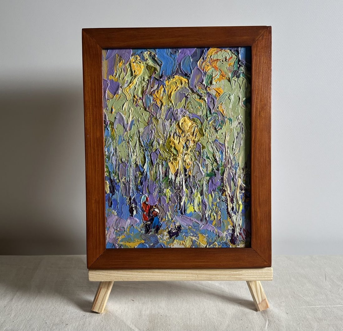 Oil painting Spring mood in the forest Alex Kalenyuk (1 of 10)