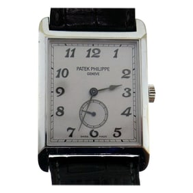 Patek Philippe White Gold Manual Wind Wristwatch