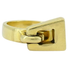 Vintage Tiffany & Co. 18k Gold Padlock Ring