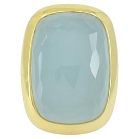 Pomellato 18k Gold Aquamarine Ring