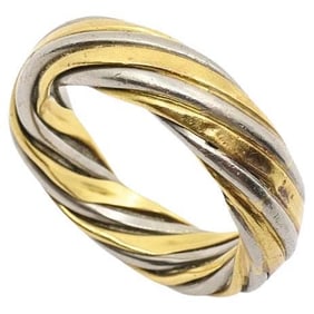 Vintage Van Cleef & Arpels Two-Tone Gold Ring