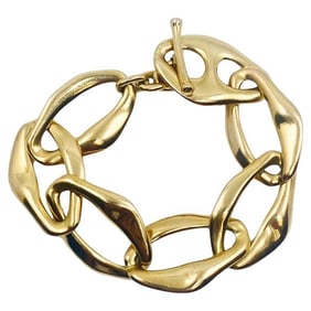 Tiffany & Co. Elsa Peretti Aegean Toggle Bracelet 18k Gold