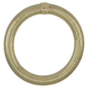 Vintage 14k Gold Tubogas Necklace
