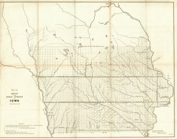 (No. 2.) Sketch of the Public Surveys in Iowa