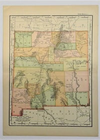 Rand, McNally & Co.'S New 11 X 14 Map of New Mexico.