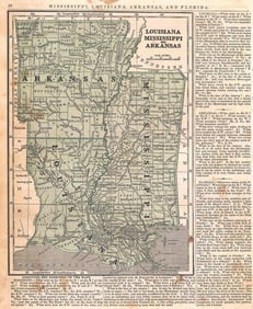 Louisiana, Mississippi and Arkansas