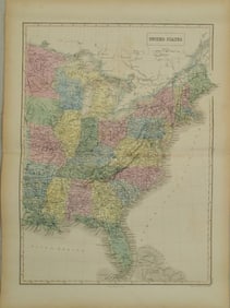 1854 Black's Map of the United States -- United States