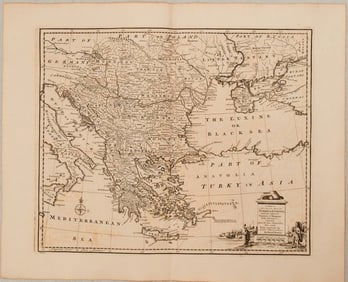 1782 Bowen Map of Turkey in Europe with Focus on Balcans -- A New & Accurate Map of Turky in Europe,