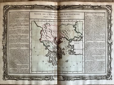 Ancient Greece During the Founding of Sparta by Claude Buy de Mornas, 1762