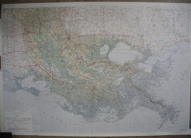 Alluvial Valley Map, Lower Mississippi River