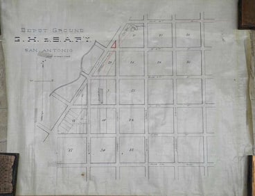 Depot Ground G.H. & S.A. Ry. San Antonio