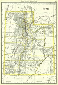 Utah Rand, McNally And Co.'s Utah.