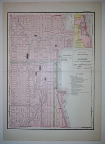 Rand, McNally & Co.'S Map of the Main Portion of Chicago.