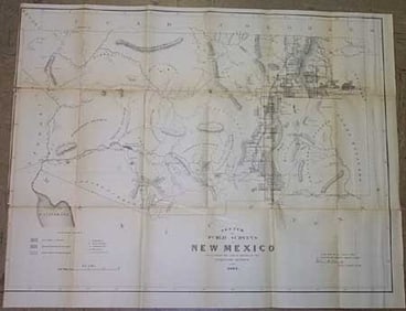 Sketch of Public Surveys in New Mexico to Accompany the Annual Report of the Surveyor General for