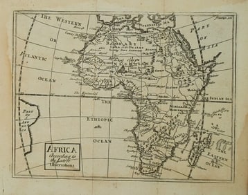 1744 Senex Map of Africa -- Africa According to the Latest Observations