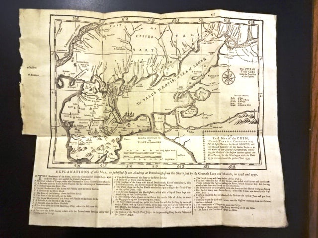 1739 Exact Map of the Crim Ukraine Russia (1 of 3)