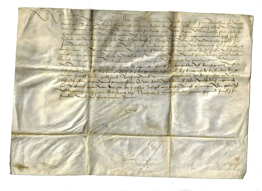 1520 Manuscript Legal Document (1 of 2)