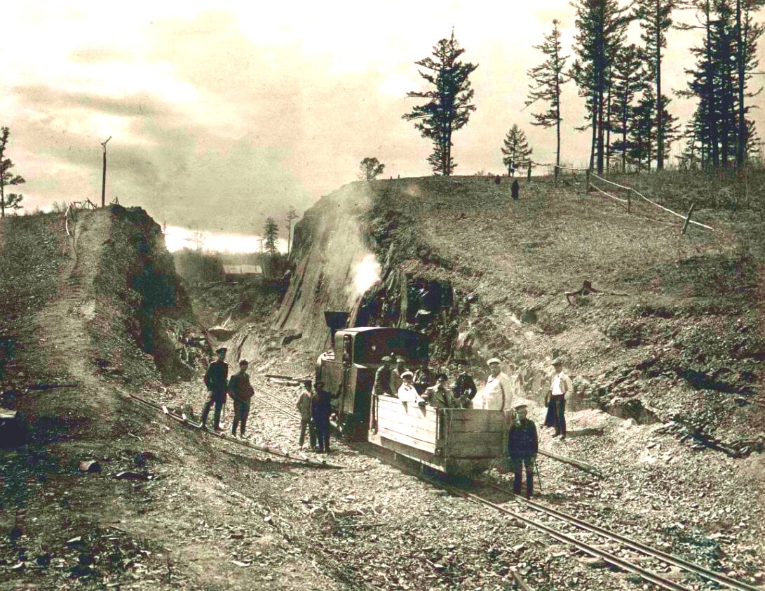 1908, 19X13", TRANS-SIBERIAN RAILROAD CONSTRUCTION_#2 (1 of 1)