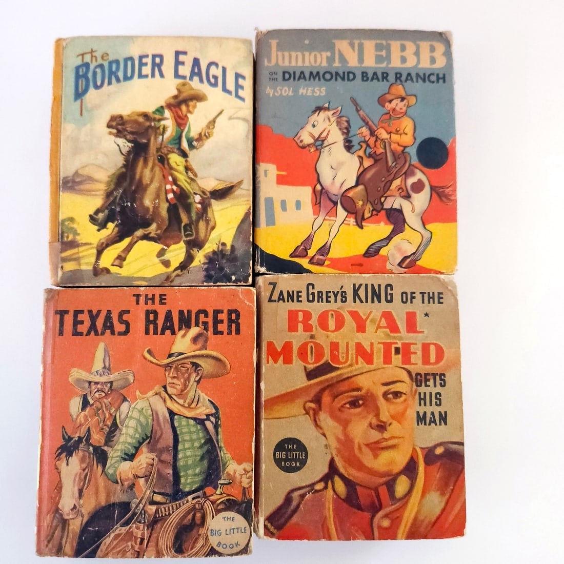 Set of 4 Big Little Books with Western Themes (1 of 17)