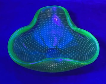 Vintage Murano Uranium Controlled Bubble Ashtray