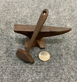 Salesman's Sample Anvil and Hammer