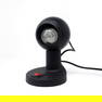 1980s Black Lamp with Magnetic Base