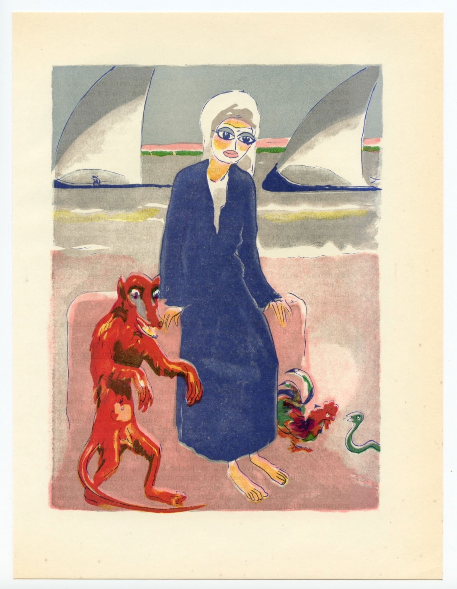 Kees van Dongen engraving for "Mille Nuits" (1 of 1)