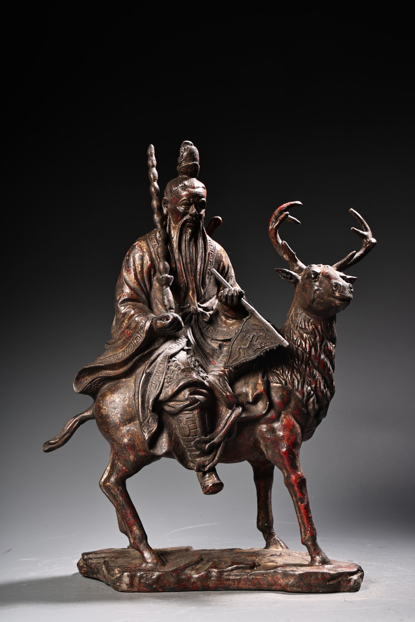 Vintage Chinese Bronze Sages Statue (1 of 12)