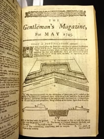 1745 Volume Gentleman's Magazine Scottish Rebellion