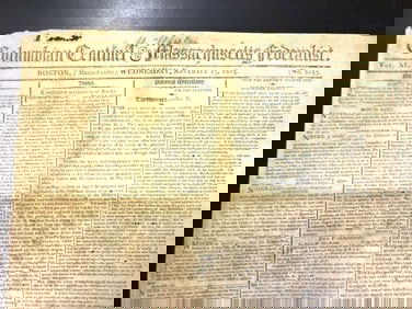 1803 Federalist Newspaper Louisiana Treaty