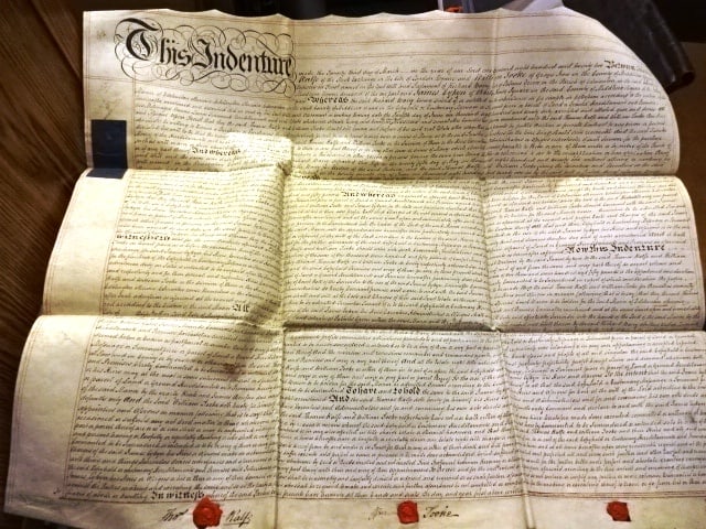 1822 English Vellum Indenture London Property (1 of 3)