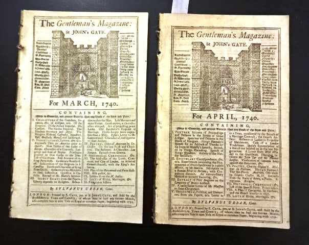 1740 Magazines Maps of the West Indies Cartagena (1 of 6)