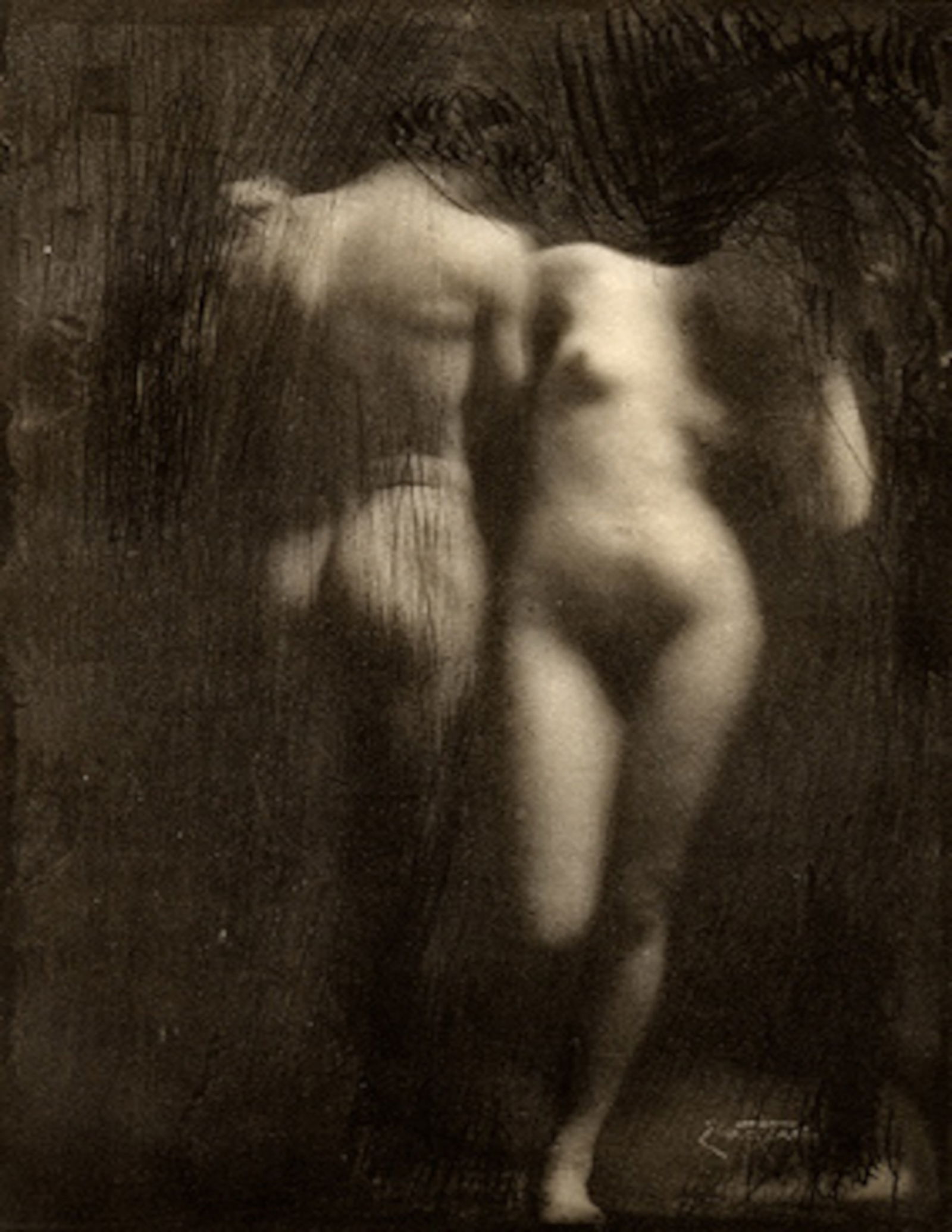 1898_Adam and Eve by Frank Eugene (1 of 1)