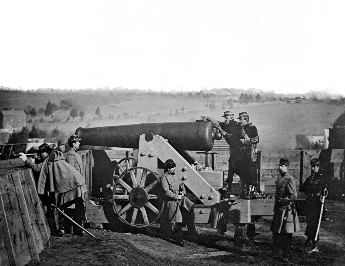 C. 1860-65, VIEW IN FORT GAINES, DEFENSES OF WASHINGTON (1 of 1)