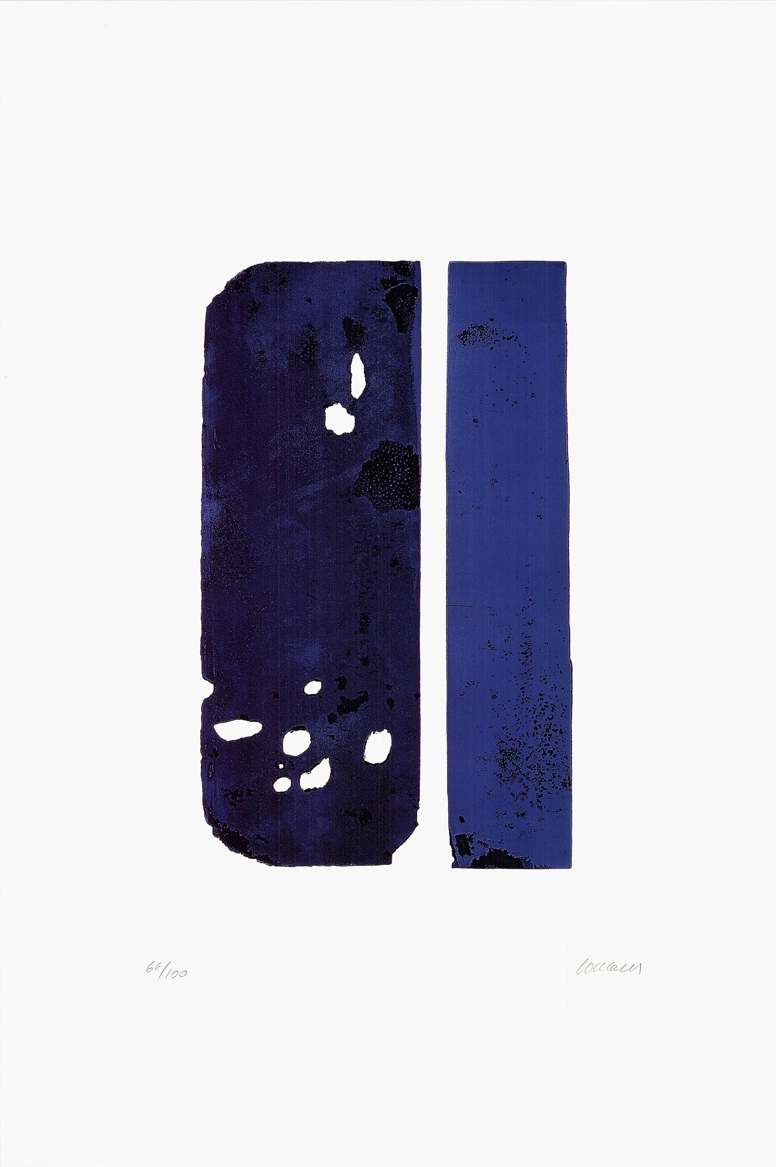 Pierre Soulages - Etching XXX, 1974 - 2022 Offset Lithograph 23.75" x 15.75" (1 of 4)