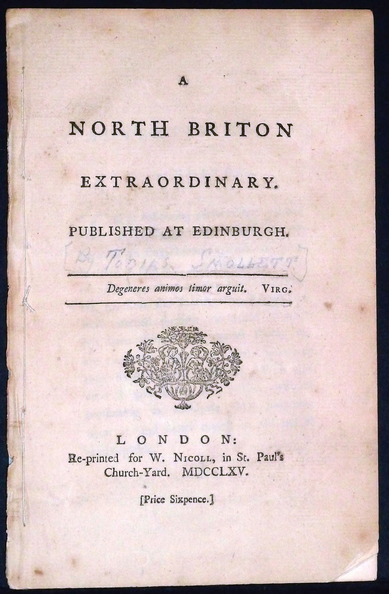 A North Briton Extraordinary / Published at Edinburgh (1 of 3)