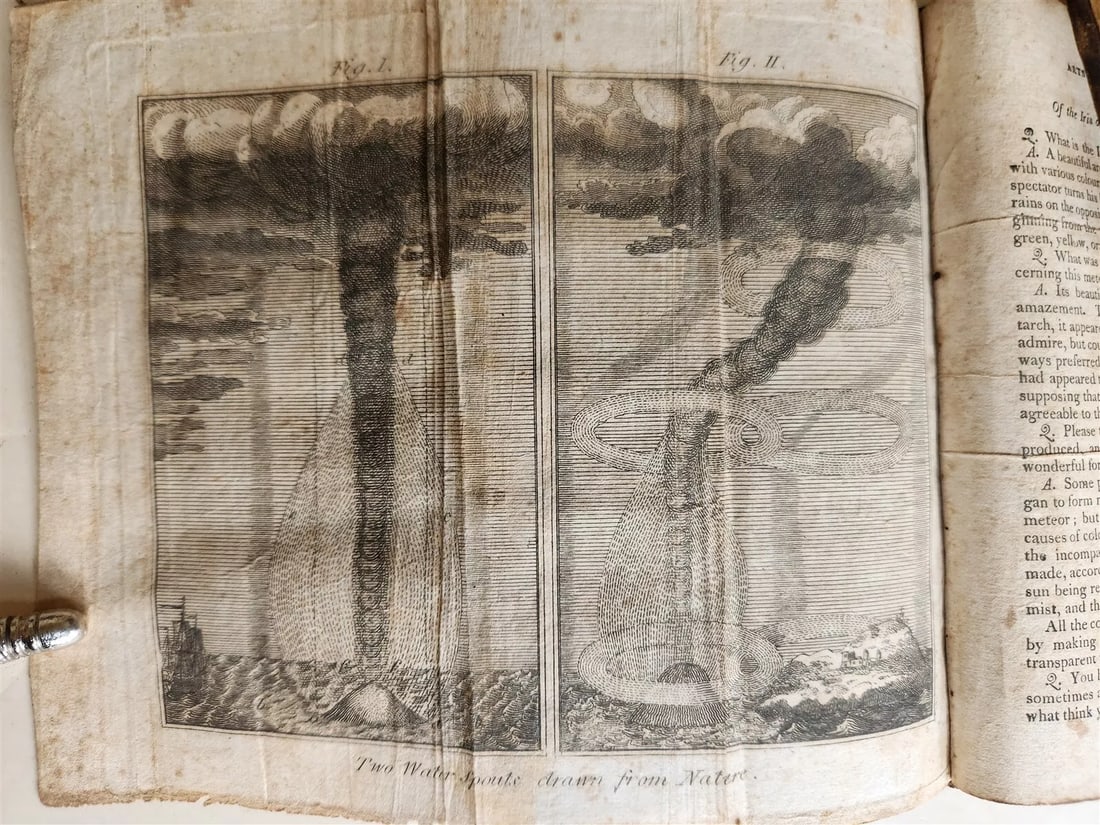 1805 AN EPITOME of ART & SCIENCES by R.TURNER antique AMERICANA FIRST EDITION: AN EPITOME of ART & SCIENCES by R.TURNER FIRST EDITION Philadelphia; 1805 Illustrated Size 4 by 6 3/4" Original calf 288 pp some toning and foxing, damage to the upper end of the spine Text in English