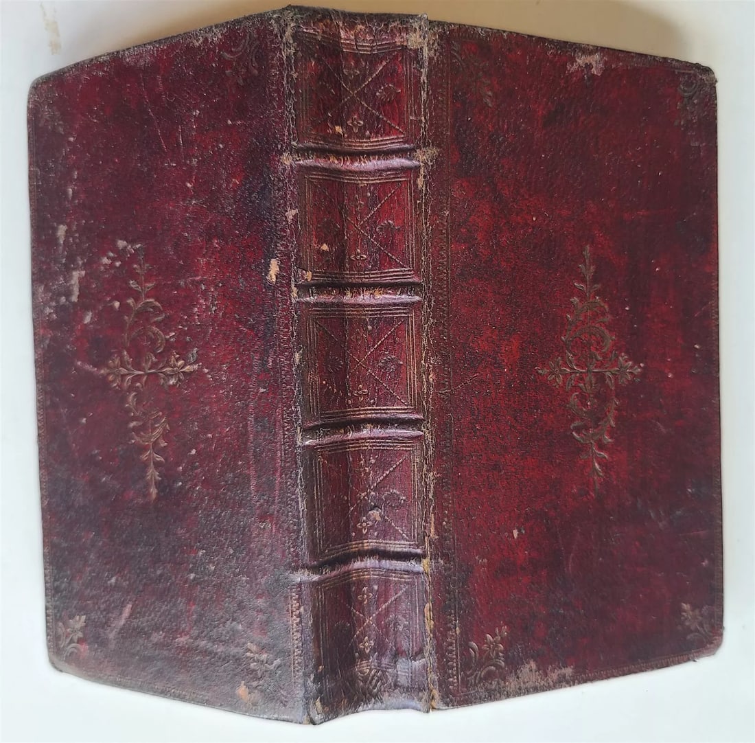 1777 BOOK OF COMMON PRAYER & PSALTER ENGLISH ANTIQUE Cambridge ORIGINAL MOROCCO: The Book of Common Prayer. Together with the Psalter or Psalms of David... Cambridge; 1777 Book of Psalms printed in Oxford in 1777, with its own title page Bound with: The Companion or Spiritual Guid