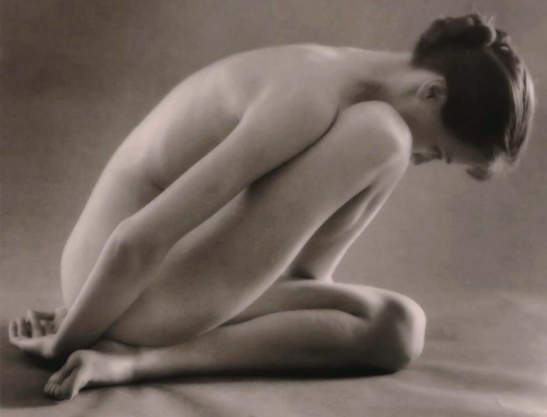 RUTH BERNHARD - Folding, 1962: Artist: RUTH BERNHARD Print Title: Folding, 1962 Medium: Duotone Photoengraving Printed in USA in 1980’s Image Size approx: 7 x 9” Ruth Bernhard (1905 – 2006), was a legendary San Fr