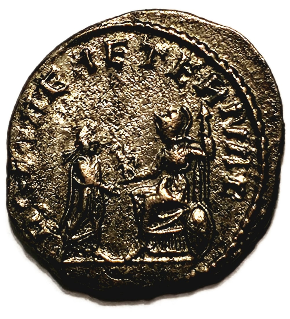 Roman Imperial Salonina with silvering (1 of 2)