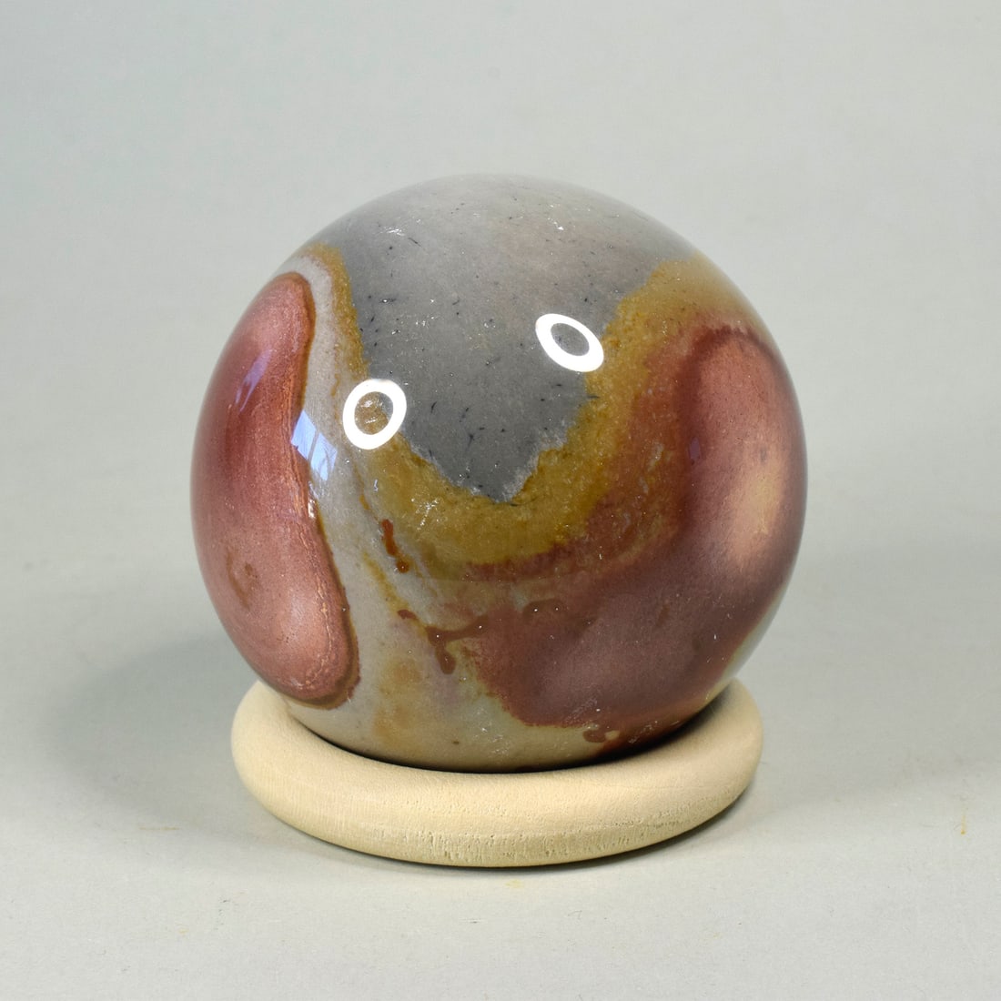 Gorgeous 6.2 cm Polished Polychrome Jasper sphere (1 of 4)