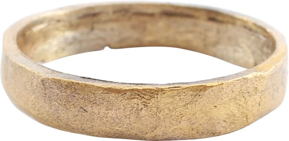 VIKING WARRIOR’S WEDDING RING SIZE, 9th-11th CENTURY AD, SIZE 8 ¾ (1 of 5)