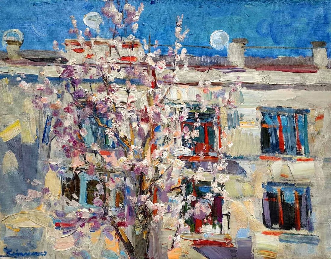 Oil painting With window view Kovalenko Ivan Mikhailovich (1 of 5)