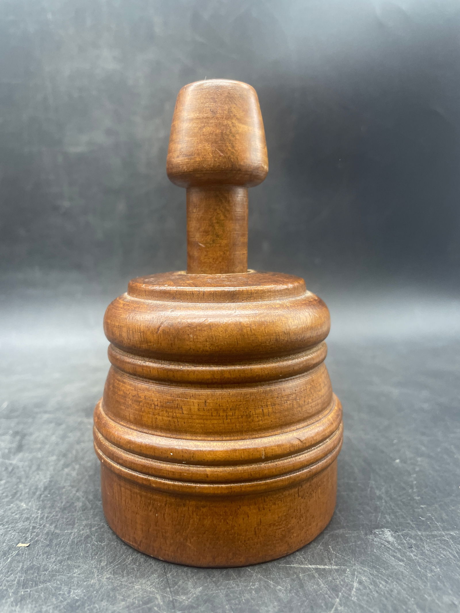 Antique Butter Pat stamp/mold Pineapple wood carved press (1 of 8)