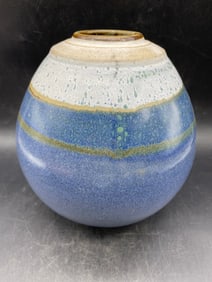 Signed Art Pottery Vase 7.5"