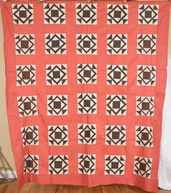 1880's Shoofly Quilt Top