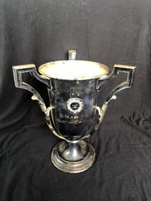 1914 11 1/2” Atlantic City Carnival 3 Handled Loving Cup Trophy